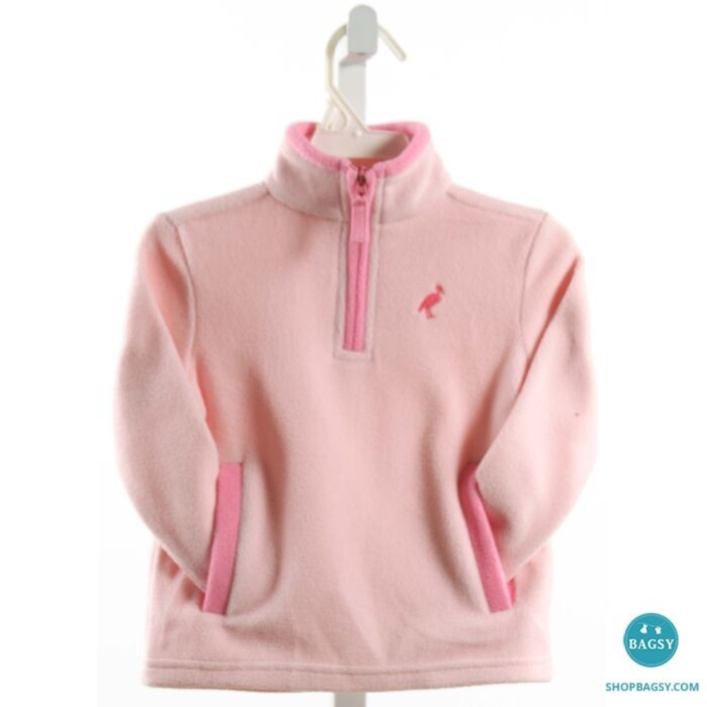 BEAUFORT BONNET COMPANY PINK FLEECE PULLOVER  *SIZE 6M